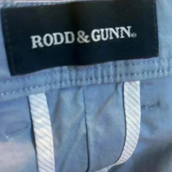 Rodd and Gunn Baylys Beach Stretch Cotton Shorts Blue 9in Men’s size 44 NWT - Picture 7 of 8